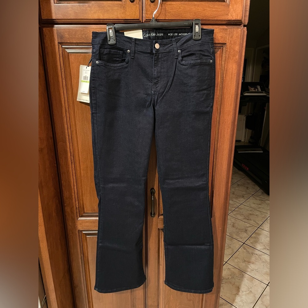 Calvin Klein Womens Modern Boot Jeans W30 x L30